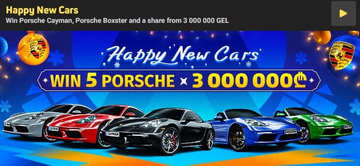 Crystalbet Casino Happy New Cars